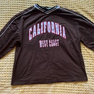 size medium SHEIN “california west coast” long sleeve women’s shirt